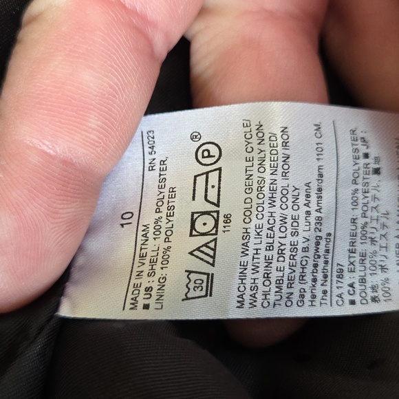 Banana Republic Factory Black Velvet 'Long and Lean' Blazer - Size 10 - Picture 8 of 9